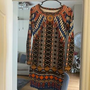 Multi Print Body Dress
